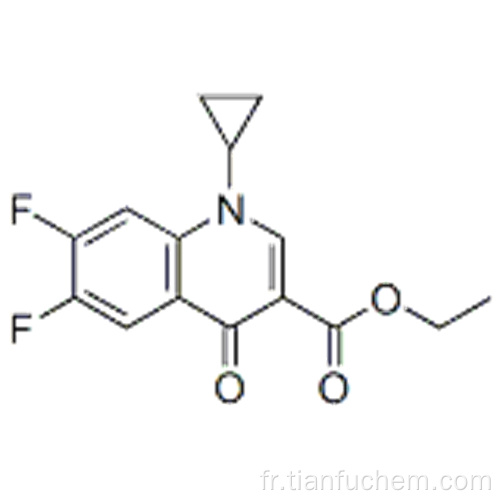 1-CYCLOPROPYL-6,7-DIFLUORO-4-OXO-1,4-DIHYDROQUINOLINE-3-CARBOXYLATE D&#39;ETHYLE CAS 98349-25-8